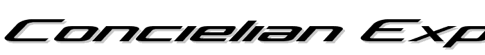 Concielian Expanded font